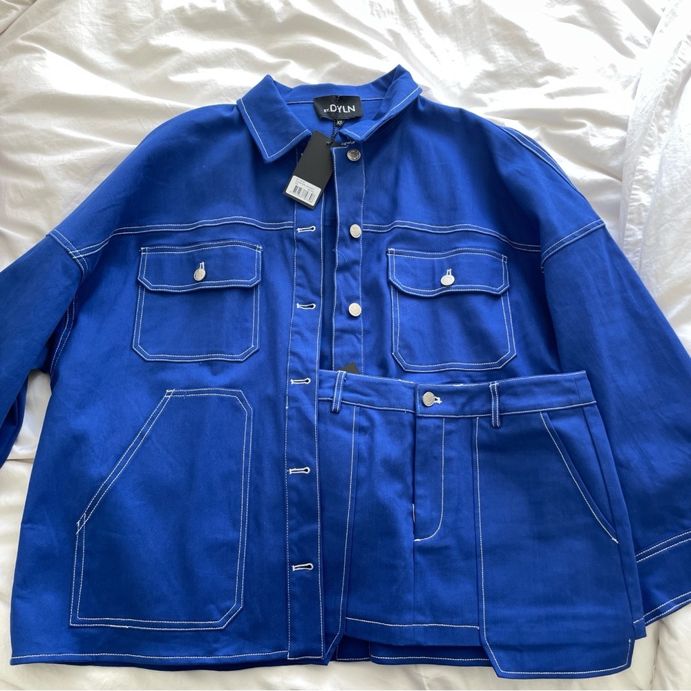 BNWT By DYLN Revolve jacket and skirt set